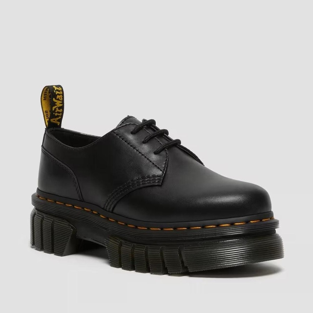 Dr.Martens Audrick Nappa Leather Platform Shoes